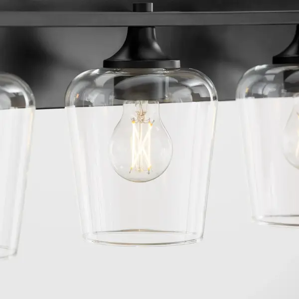 Classic Vanity Lighting with Modern Matte Black Finish - Image 3