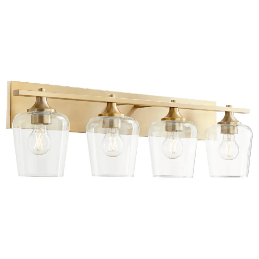 Veno 4-Light Vanity in Aged Brass - Image 2