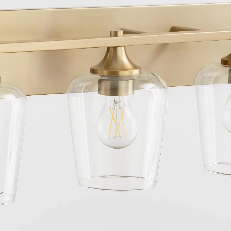 Veno 4-Light Vanity in Aged Brass - Image 3