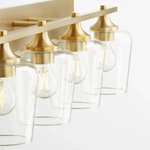 Veno 4-Light Vanity in Aged Brass - Image 4