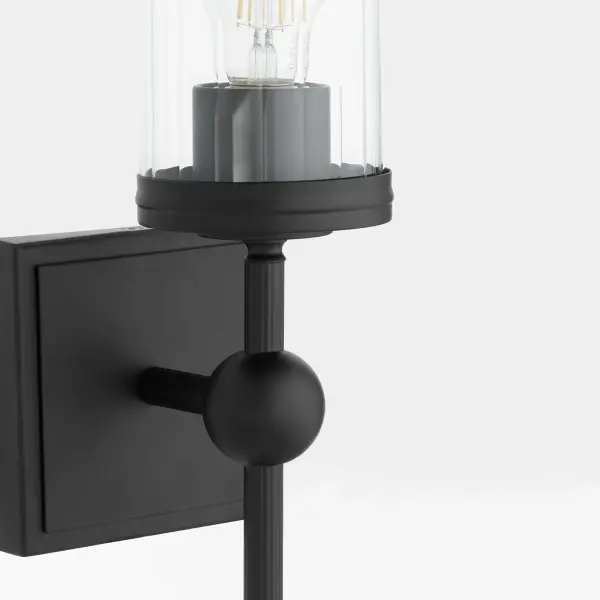 Lee Boulevard 1-Light Wall Sconce in Matte Black - Image 4