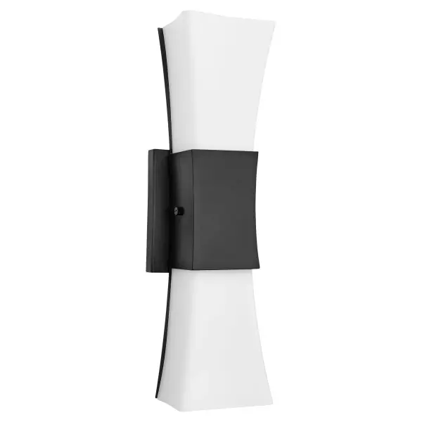 Ayala 2-Light Wall Sconce in Matte Black - Image 1