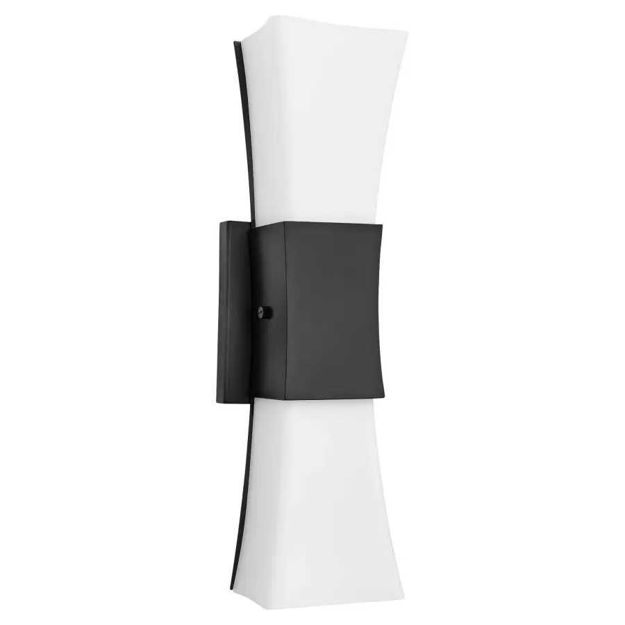 Ayala 2-Light Wall Sconce in Matte Black - Image 1