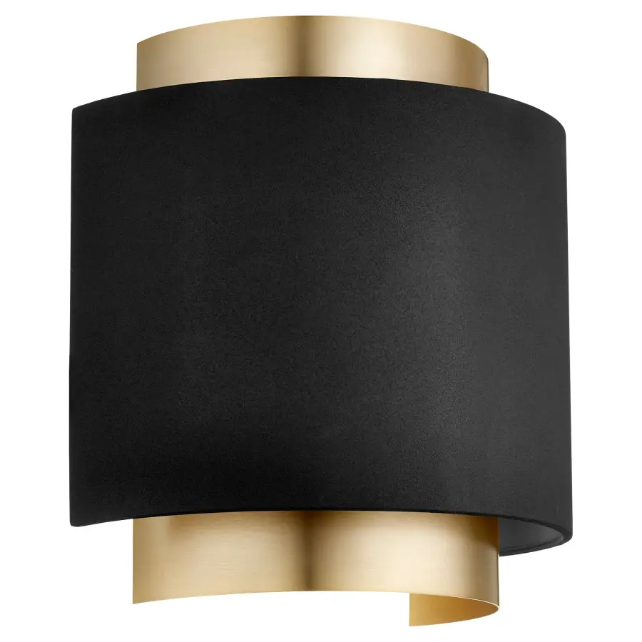 Half Drum Two-Tone Wall Sconce - Image 1
