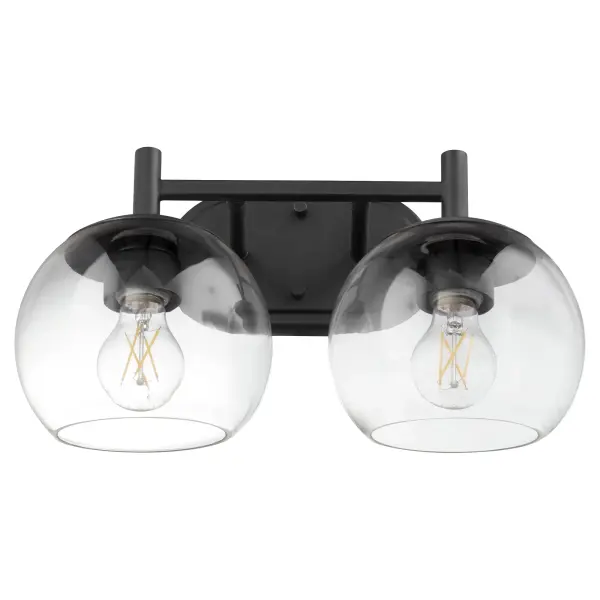 Lyon 2-Light Vanity in Matte Black - Image 1