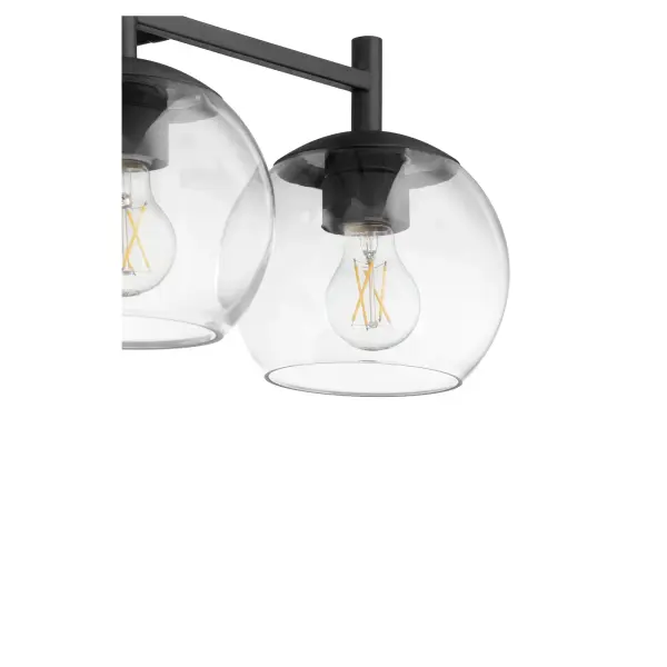 Lyon 3-Light Vanity in Matte Black - Image 2