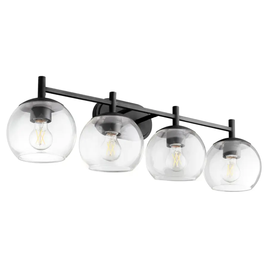 Lyon 4-Light Vanity in Matte Black - Image 1