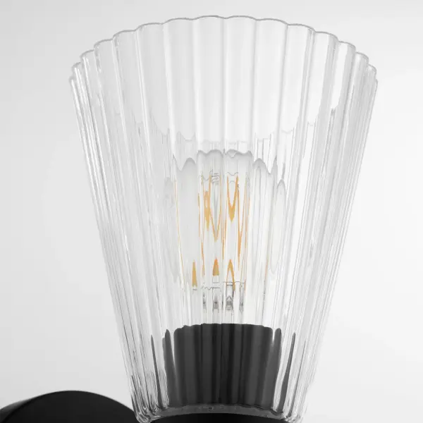 Lawton 1-Light Wall Sconce in Matte Black - Image 3