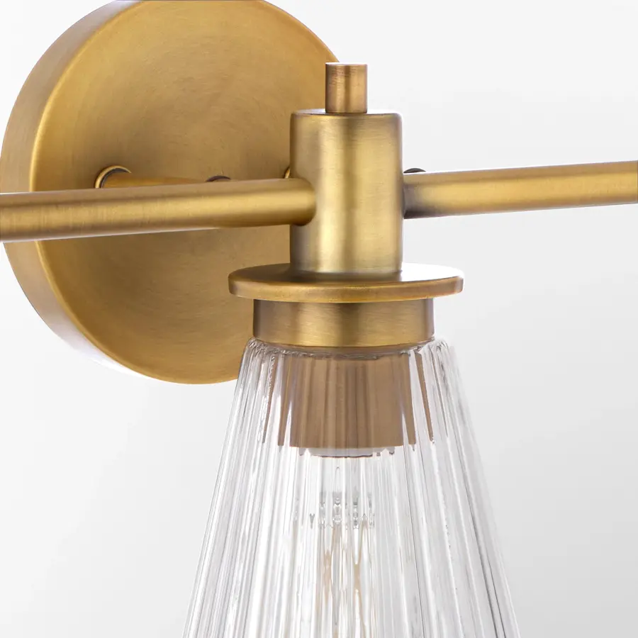 Lawton 3-Light Vanity in Brushed Brass - Image 4