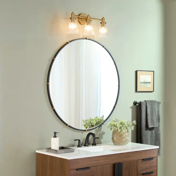 Lawton 3-Light Vanity in Brushed Brass - Image 5