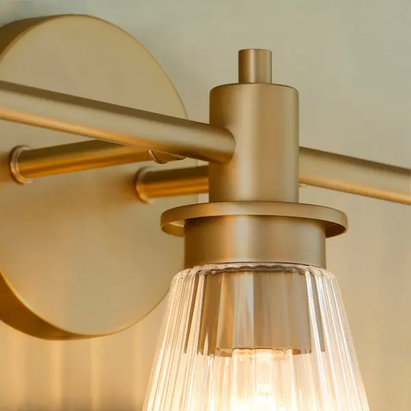 Lawton 3-Light Vanity in Brushed Brass - Image 6