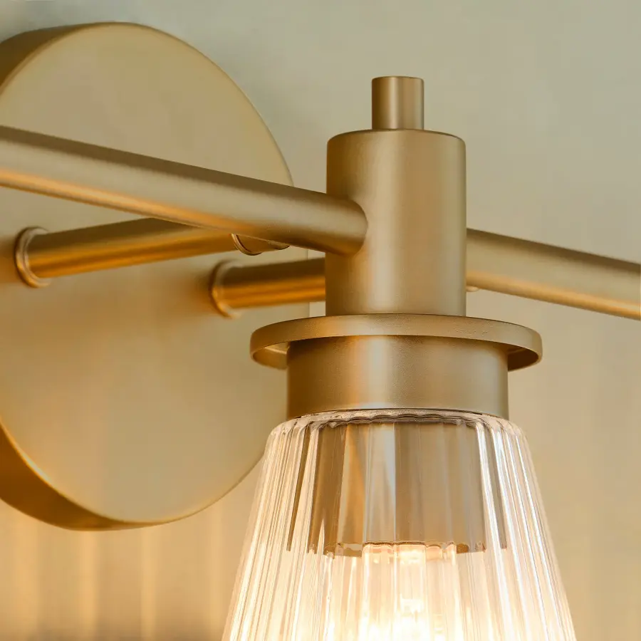 Lawton 3-Light Vanity in Brushed Brass - Image 6