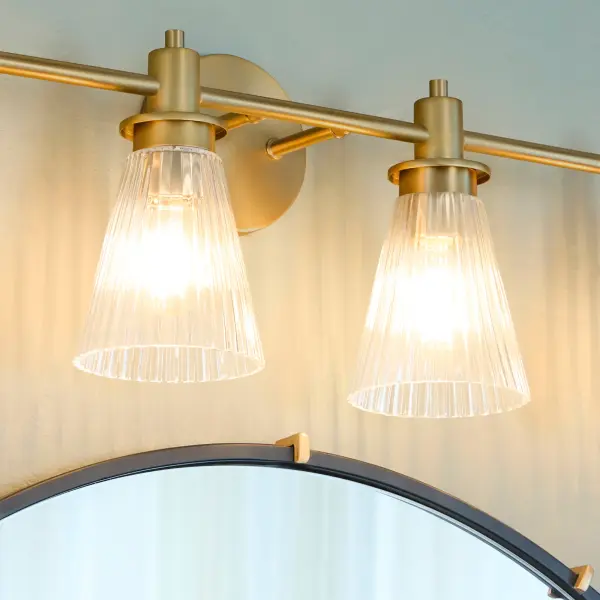 Lawton 4-Light Vanity in Brushed Brass - Image 6