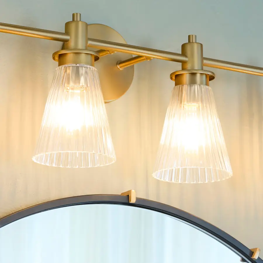 Lawton 4-Light Vanity in Brushed Brass - Image 6