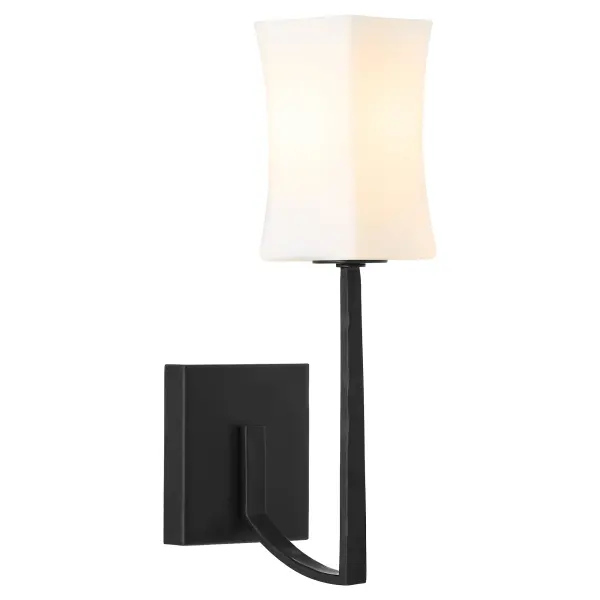 Ayala 1-Light Wall Sconce in Matte Black - Image 2