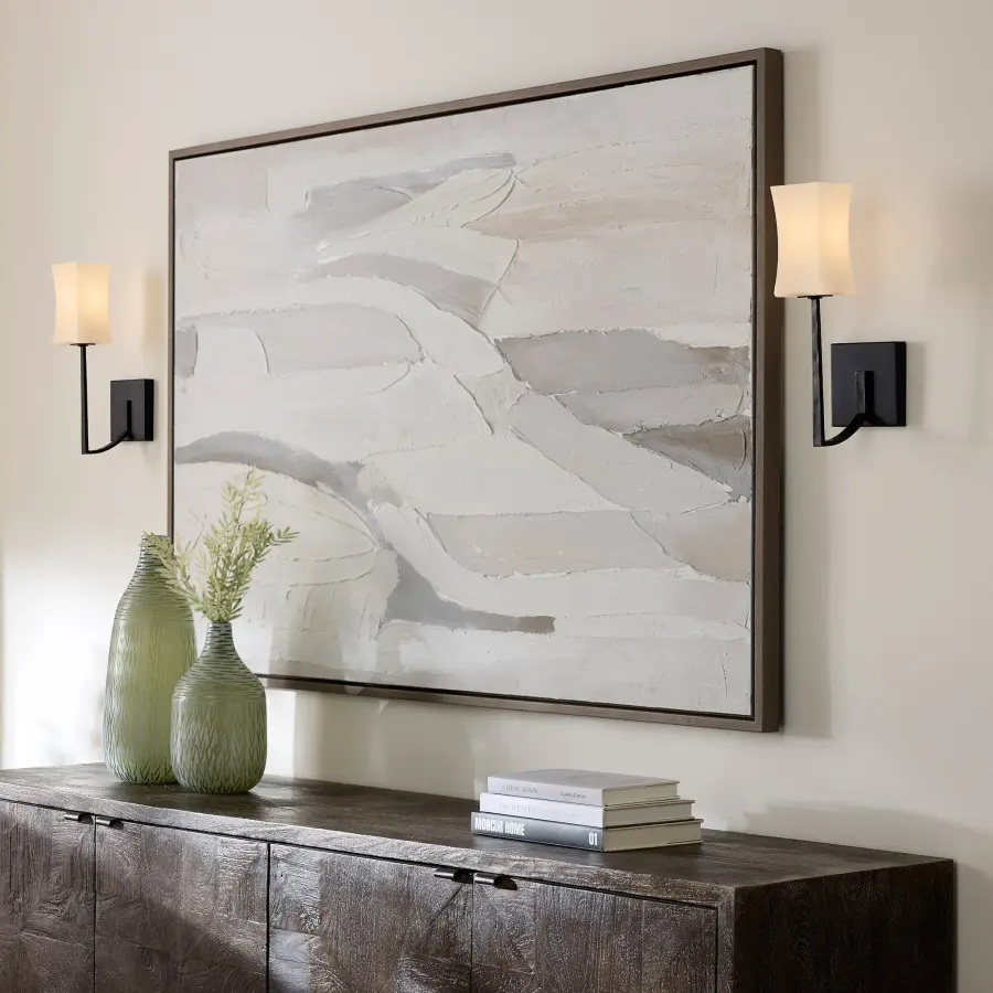 Ayala 1-Light Wall Sconce in Matte Black - Image 5