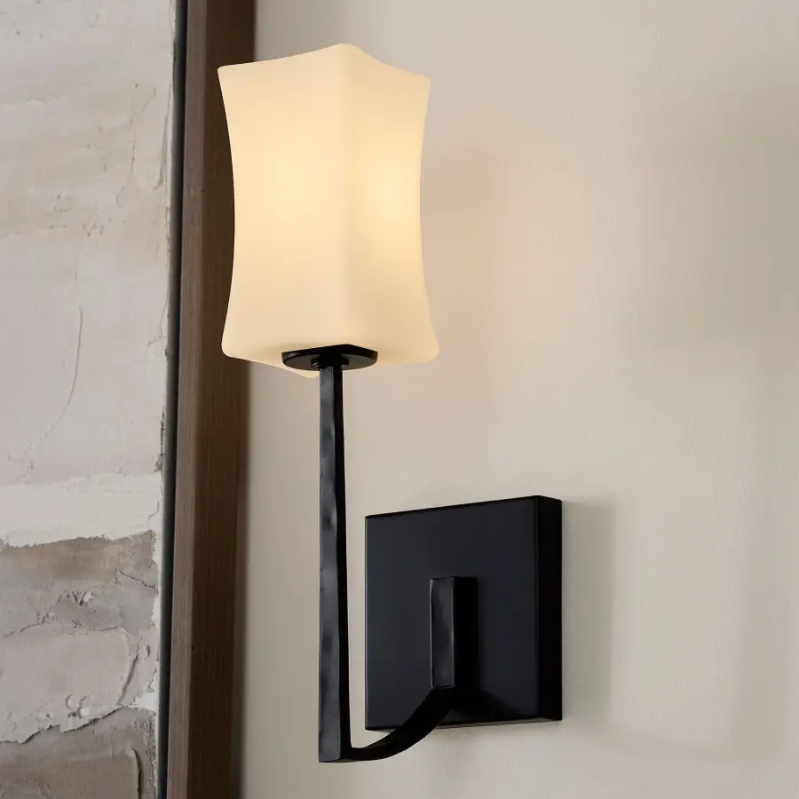 Ayala 1-Light Wall Sconce in Matte Black - Image 6