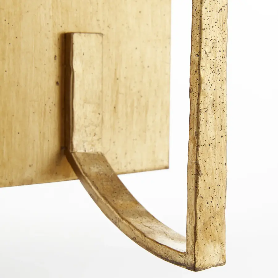 Ayala 1-Light Wall Sconce in Gold Leaf - Image 3