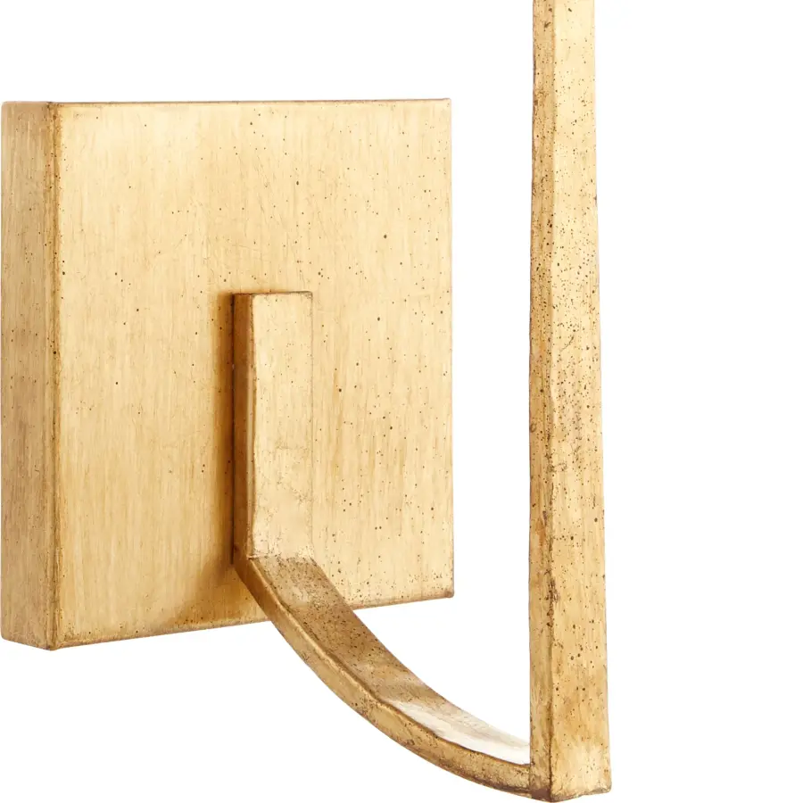 Ayala 1-Light Wall Sconce in Gold Leaf - Image 9