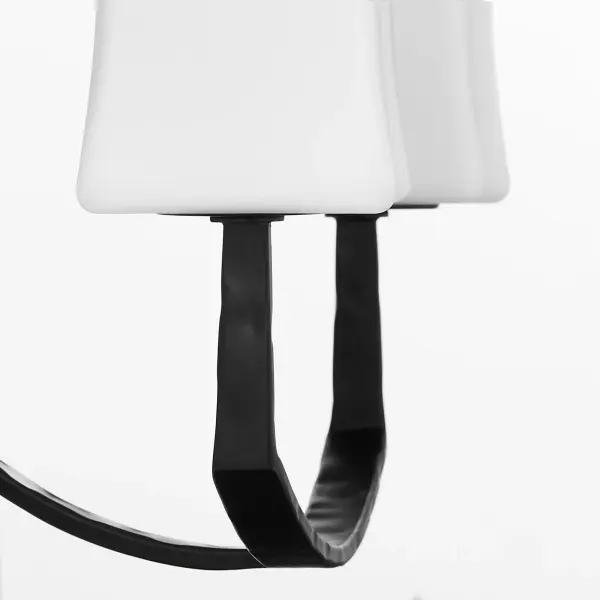 Ayala 2-Light Wall Sconce in Matte Black - Image 4