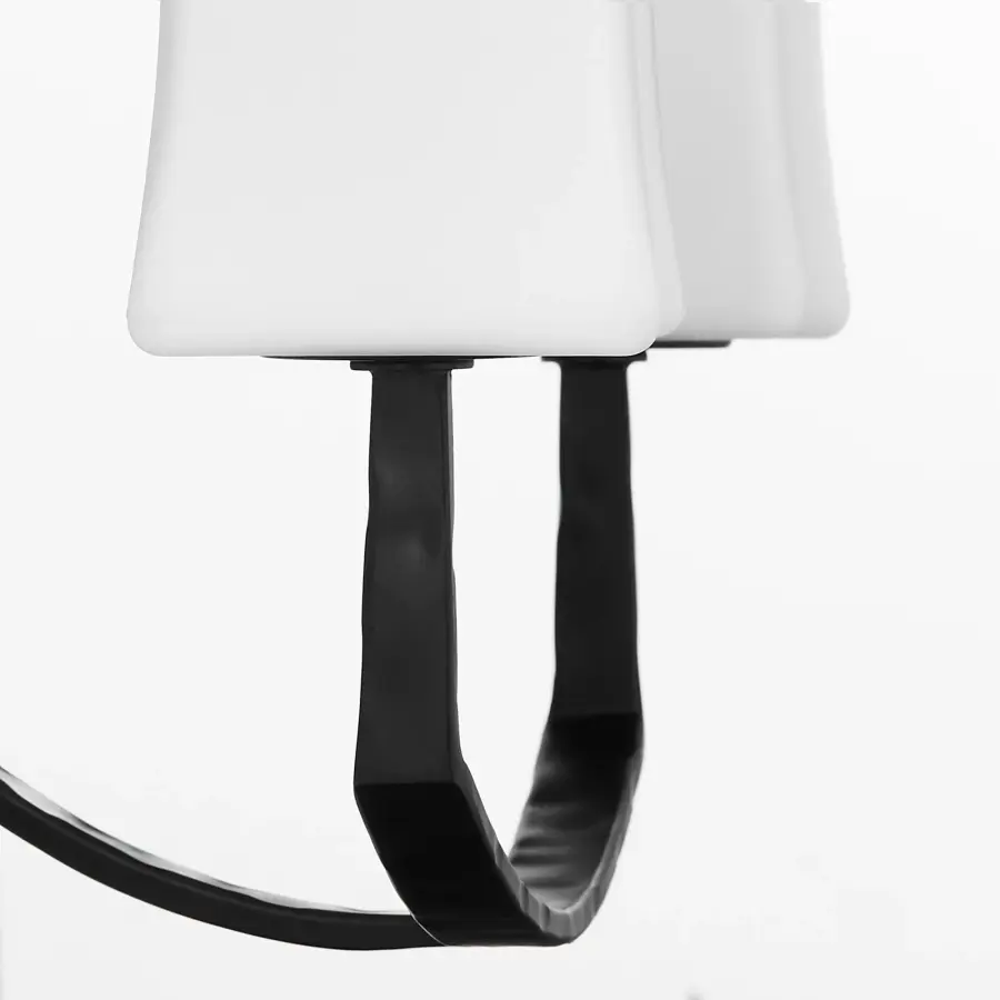 Ayala 2-Light Wall Sconce in Matte Black - Image 4