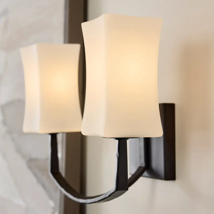 Ayala 2-Light Wall Sconce in Matte Black - Image 7