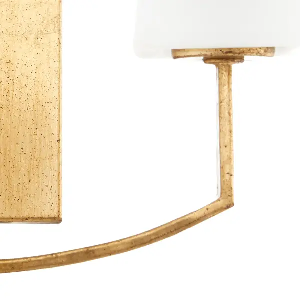 Ayala 2-Light Wall Sconce in Gold Leaf - Image 8