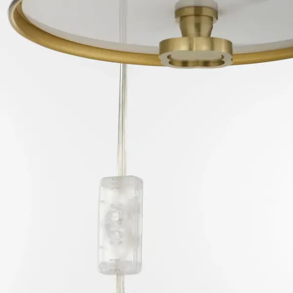 Bonnel 1-Light Wall Sconce in Matte Black with Aged Brass - Image 8
