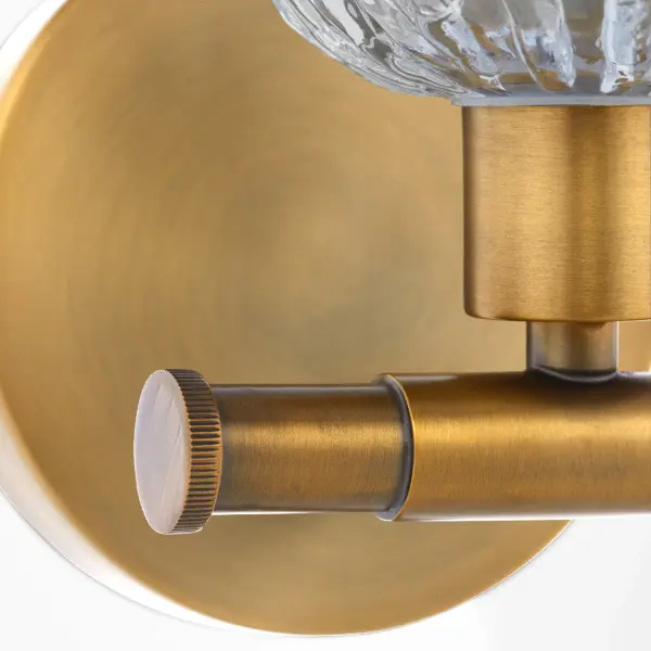 Meriam 1-Light Wall Sconce in Brushed Brass - Image 3