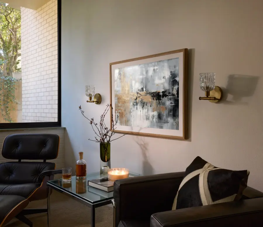 Meriam 1-Light Wall Sconce in Brushed Brass - Image 5