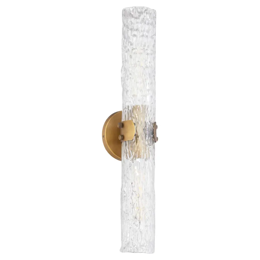 MERIAM 2-Light Sconce in Brushed Brass - Image 3
