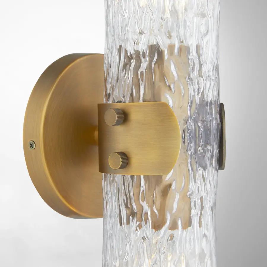 MERIAM 2-Light Sconce in Brushed Brass - Image 6