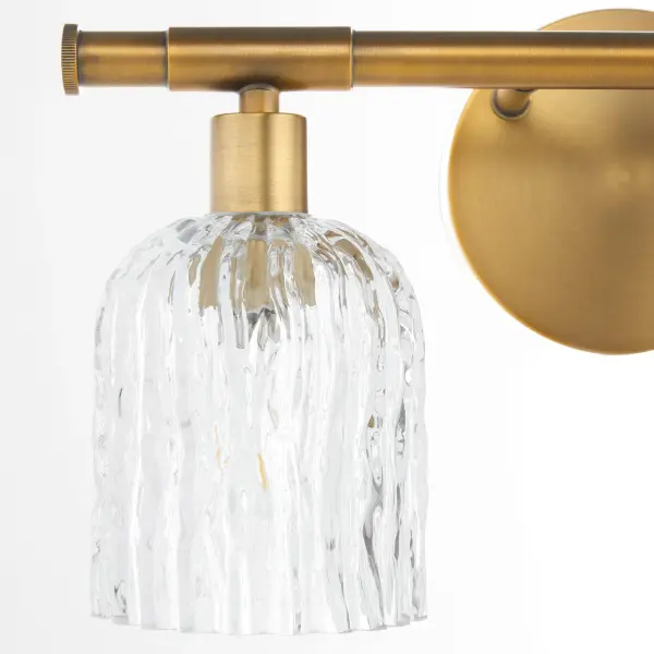 Meriam 2-Light Wall Sconce in Brushed Brass - Image 3