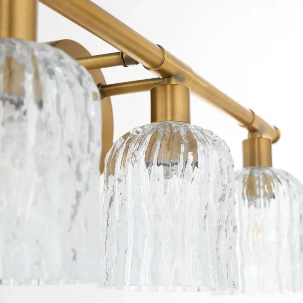 Meriam 3-Light Vanity in Brushed Brass - Image 4