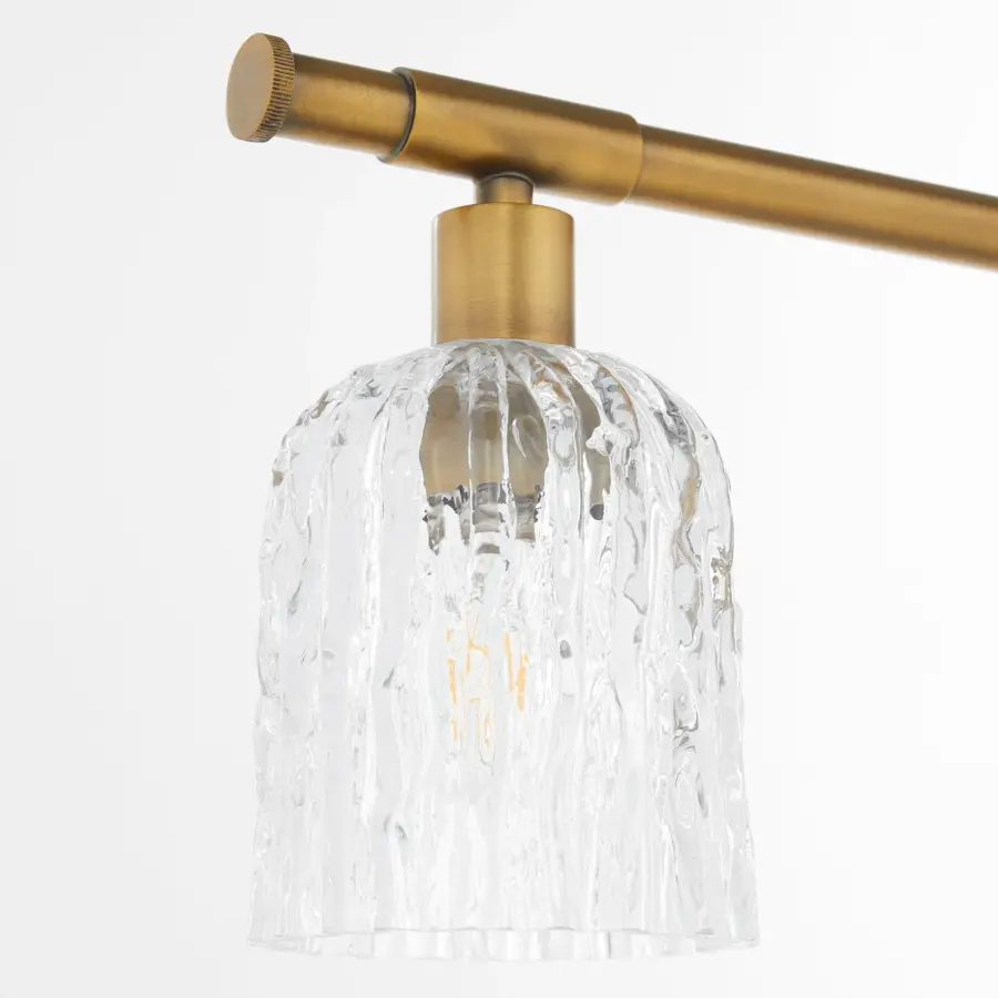 Meriam 4-Light Vanity in Brushed Brass - Image 5