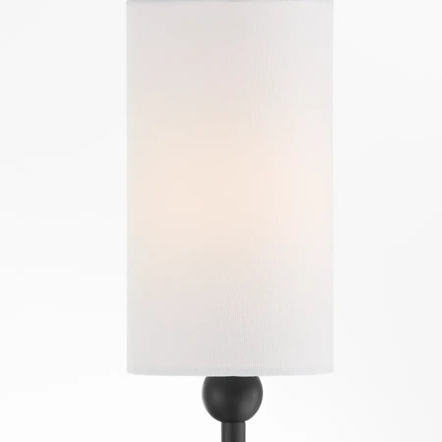 Charlotte 1-Light Wall Sconce in Matte Black - Image 3
