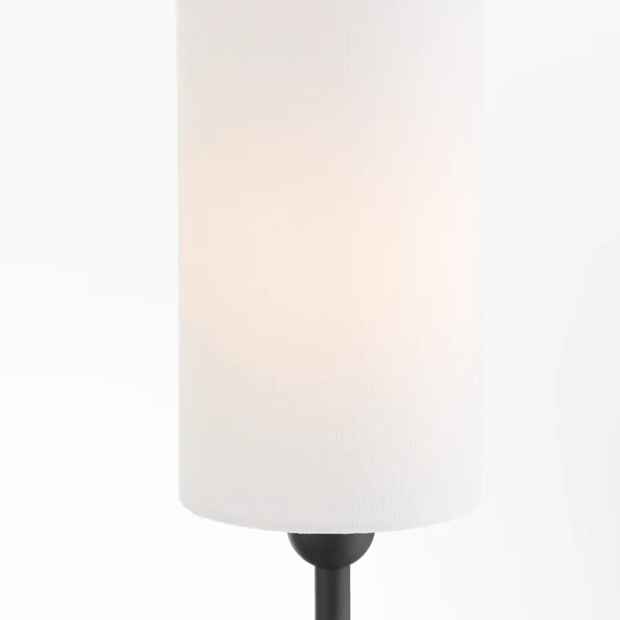 Charlotte 2-Light Wall Sconce in Matte Black - Image 4