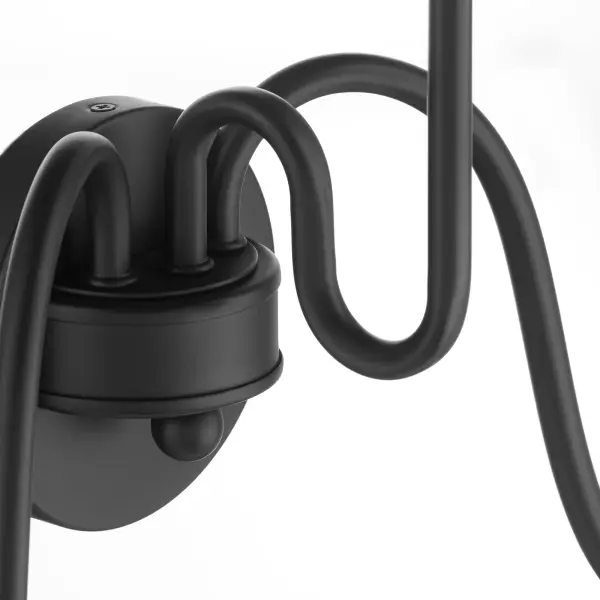 Charlotte 3-Light Wall Mount in Matte Black - Image 4