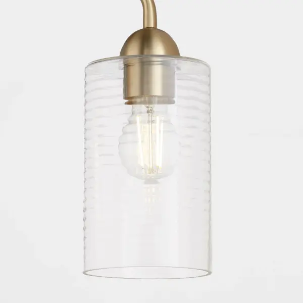 Charlotte 4-Light Vanity in Aged Brass - Image 4