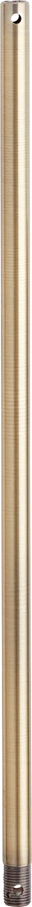 24" Downrod in Antique Brass