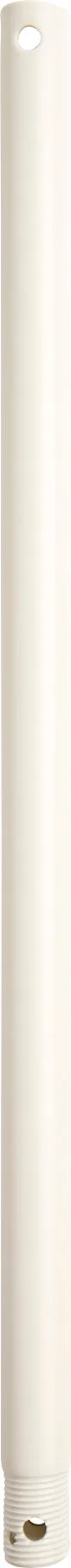 24" Ceiling Fan Downrod in Antique White