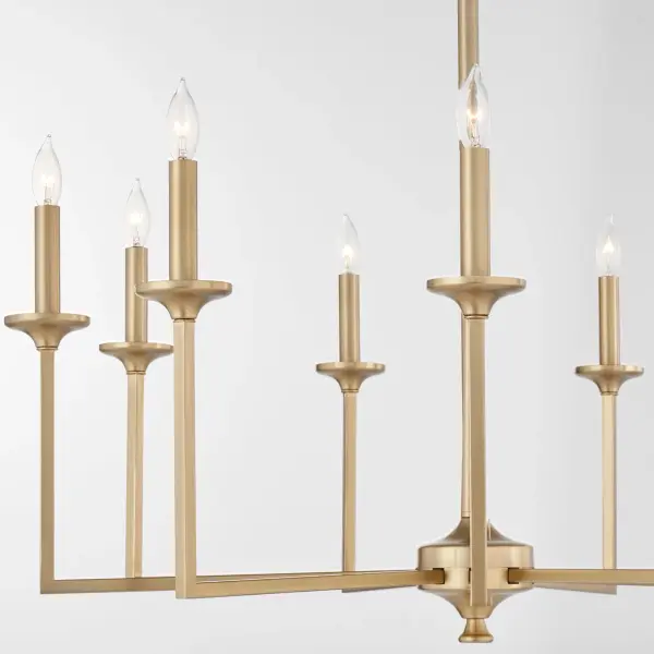 Eldorado 9-Light Chandelier in Aged Brass - Image 3
