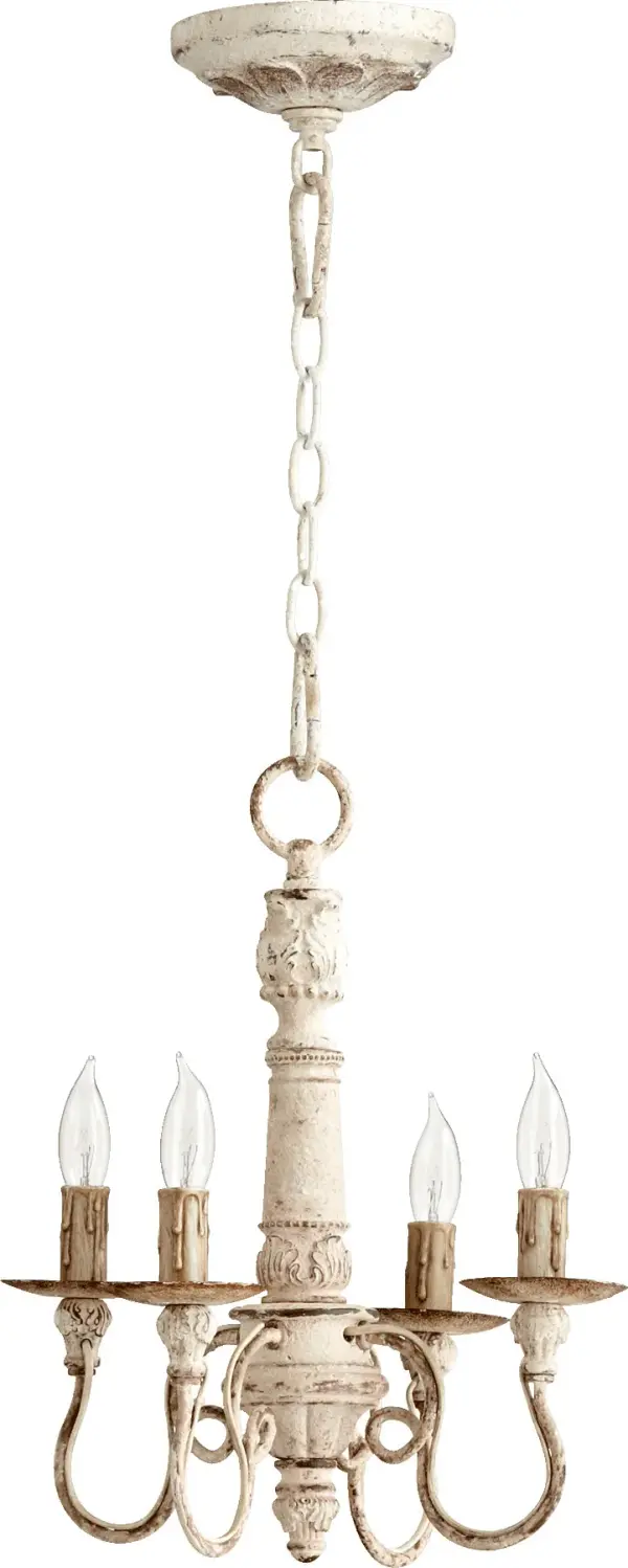 Salento 4-Light Persian White Traditional Chandelier
