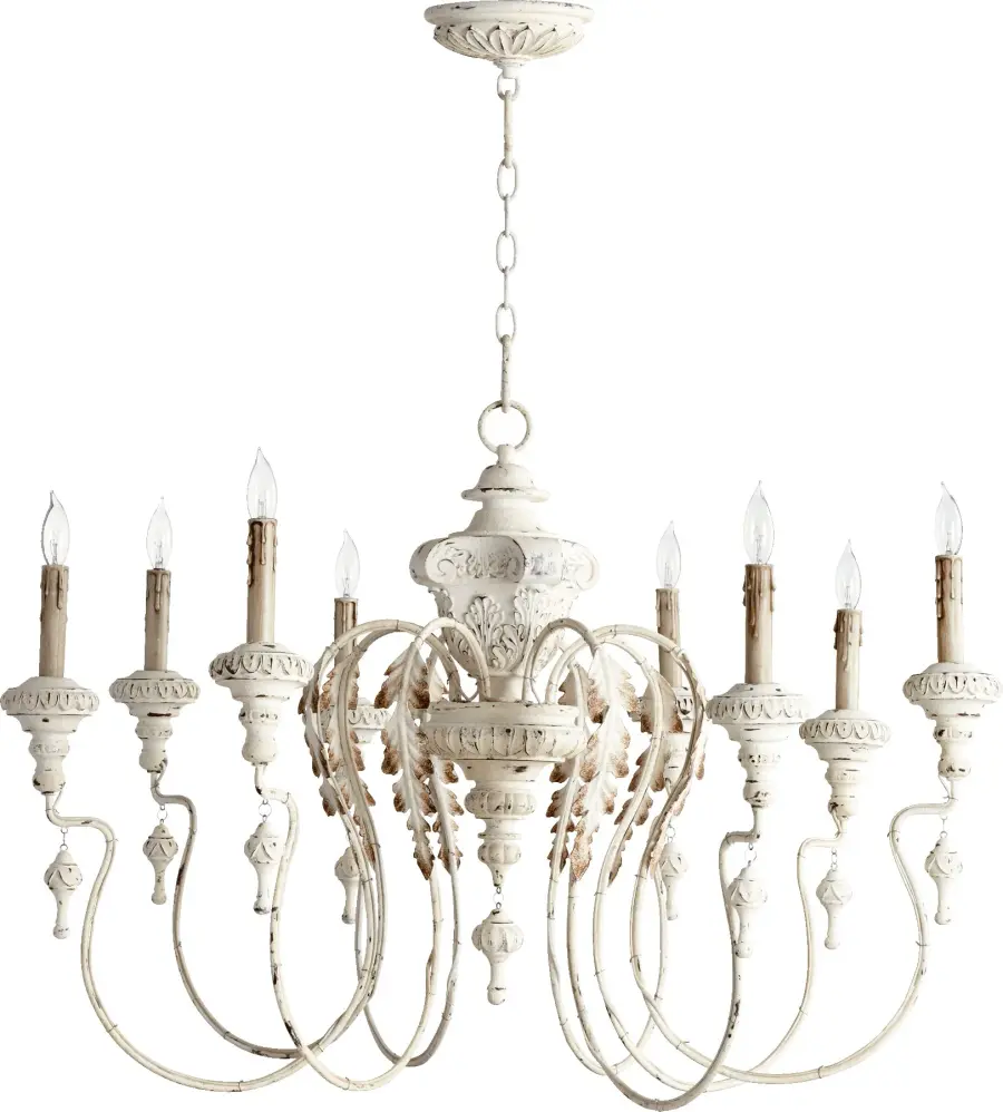 Salento 8-Light Persian White Traditional Chandelier