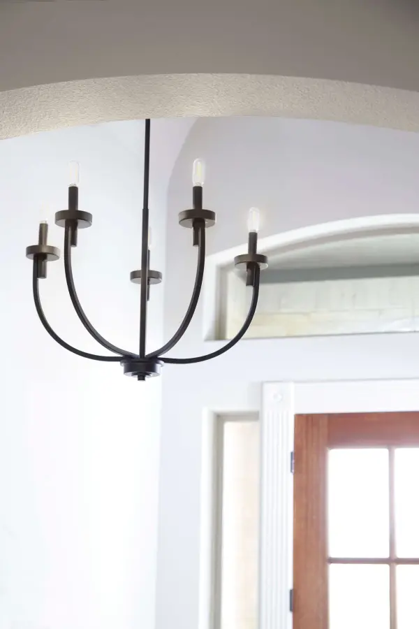 Modern Minimalist Chandelier with Bold Lines and Serene Presence - Image 4