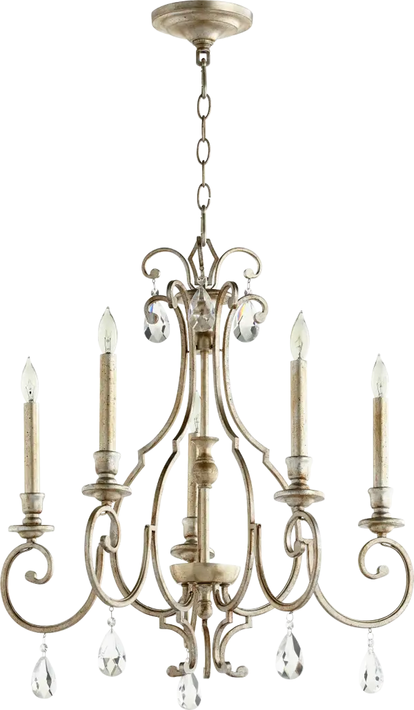 Elegant Traditional Chandelier with Crystal Accents - Image 2