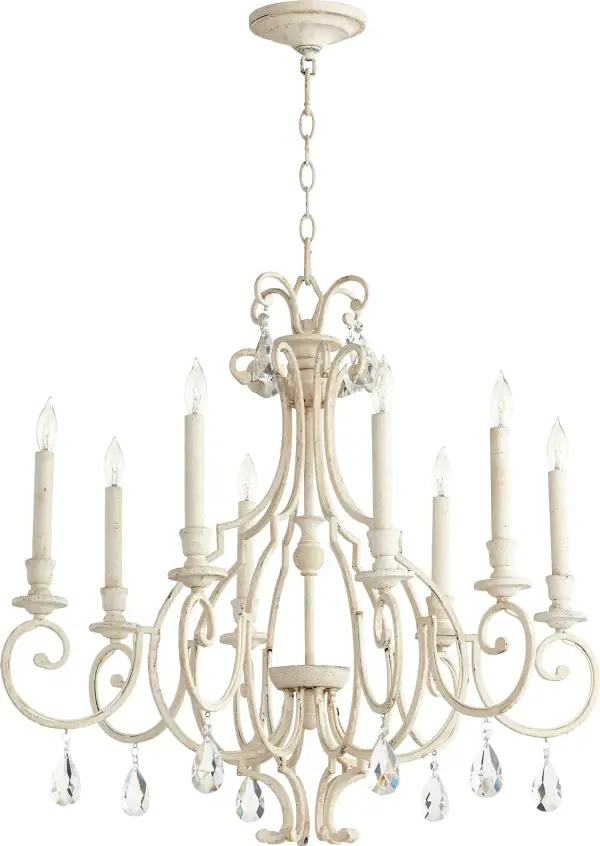 Elegant Traditional Chandelier with Crystal Accents