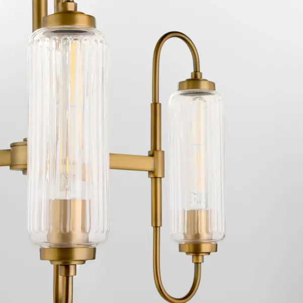 Whitmire 3-Light Chandelier in Brushed Brass - Image 3