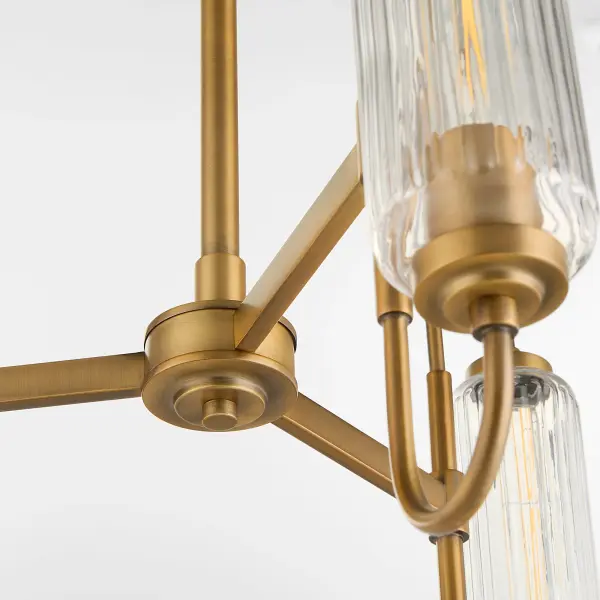 Whitmire 3-Light Chandelier in Brushed Brass - Image 4