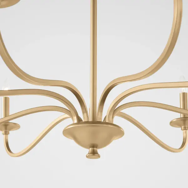 Maryse 9-Light Chandelier in Aged Brass - Image 4